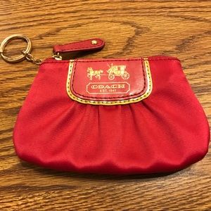Hot Pink Coach Change Purse